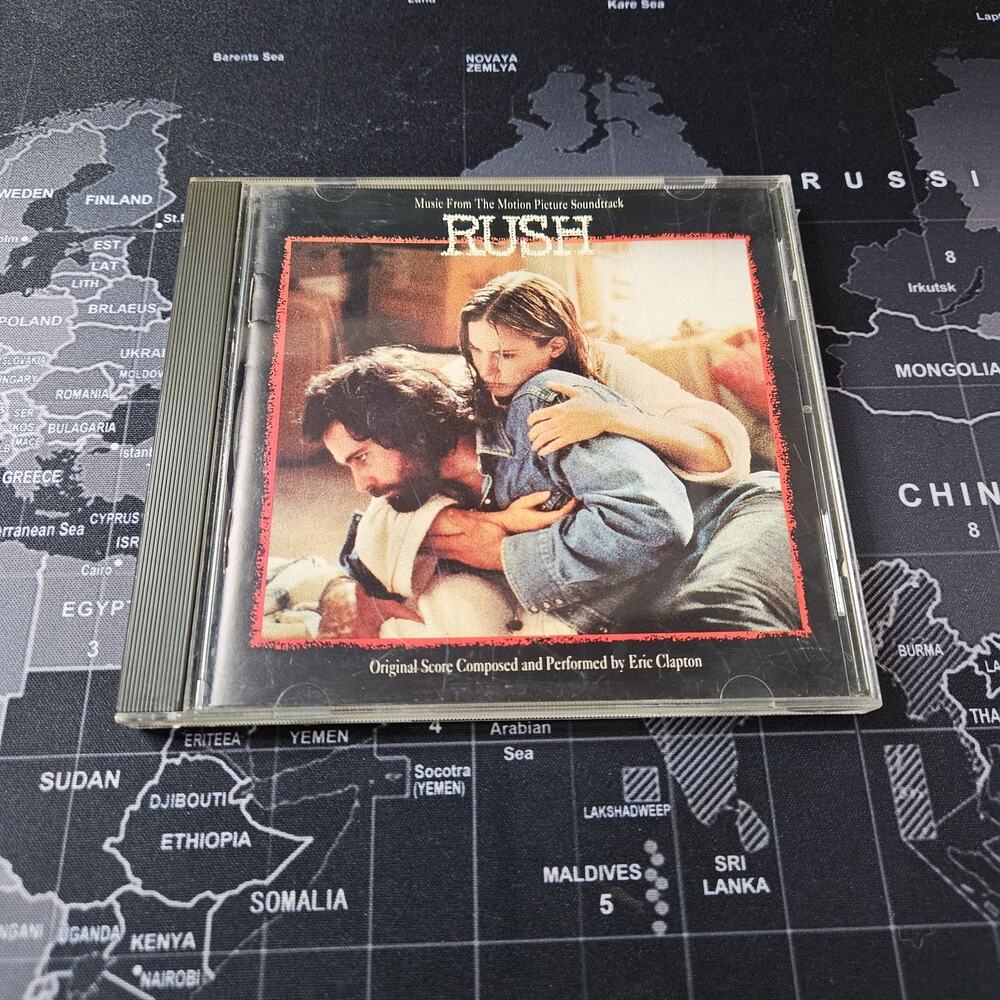 Rush Music From The Motion Picture Soundtrack CD 1992 Eric Clapton
